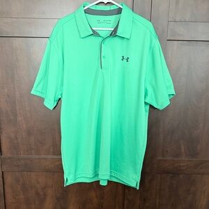 Under Armour Men's Vibrant Green Polo Shirt